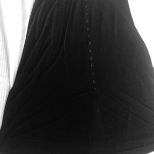 Black maxi skirt